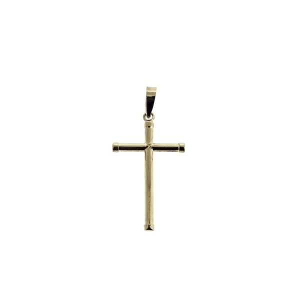 CRUZ SIN CRISTO ORO 18 KTES. 28 X 17 MM.