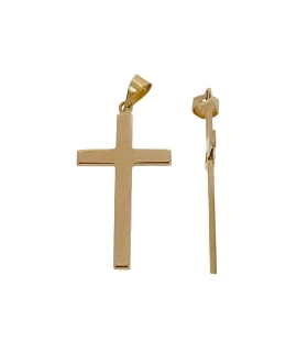 CRUZ SIN CRISTO ORO 18 KTES. 25 X 14.50