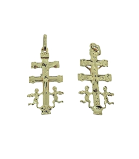 CRUZ CARAVACA ORO 18 KTES. 24 X 11.50 MM