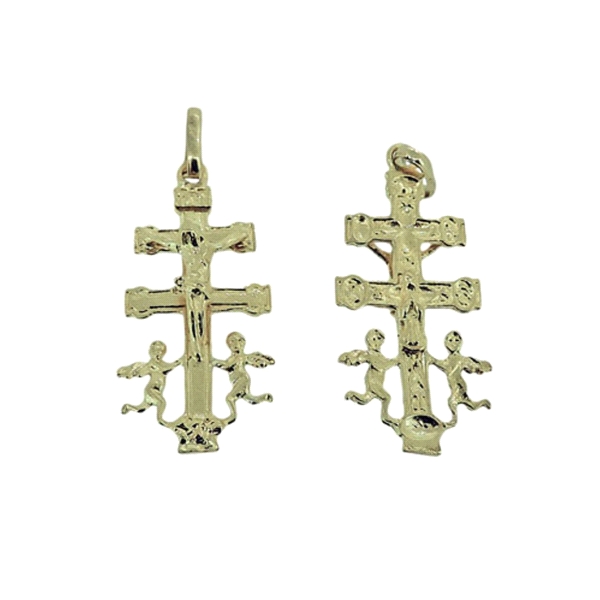 CRUZ CARAVACA ORO 18 KTES. 24 X 11.50 MM