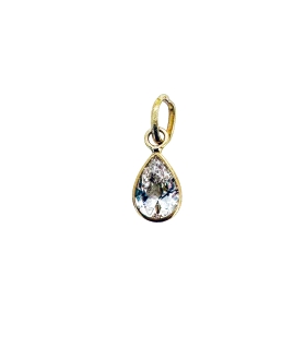 COLGANTE.LAGRIMA ORO 18 KTES. 7 X 5 MM.