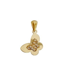 COLGANTE MARIPOSA ORO 18 KTES. 7 X 11 MM