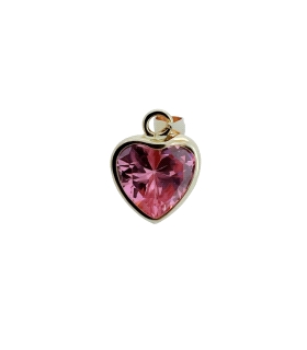 COLGANTE CORAZON EMAMORADOS ORO 18 KTES.