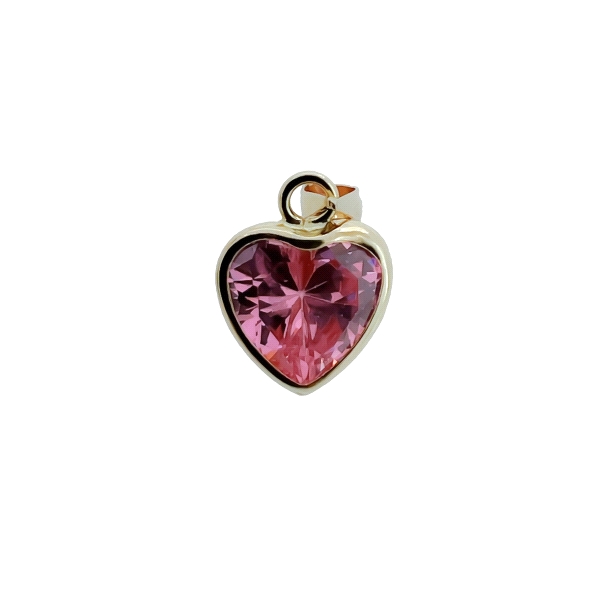 COLGANTE CORAZON EMAMORADOS ORO 18 KTES.