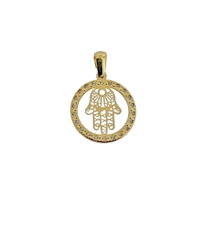 COLGANTE MANO DE FATIMA ORO 18 KTES. 1