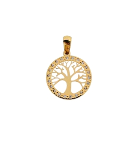 COLGANTE ARBOL DE LA VIDA ORO 18 KTES. 1