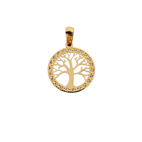 COLGANTE ARBOL DE LA VIDA ORO 18 KTES. 1