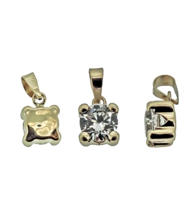 COLGANTE MUJER ORO 18 KTES. 6,30 X 6.3