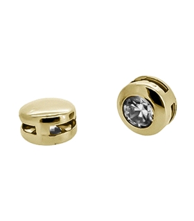 COLGANTE CHATON ORO 18 KTES. 7,50 MM