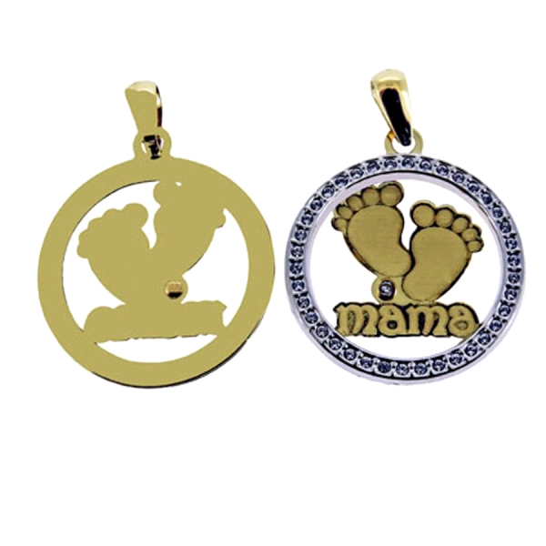 COLGANTE DIA DE LA MADRE ORO PRIMERA LEY