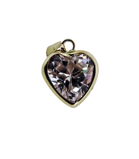 COLGANTE CORAZON ORO 18 KTS. 10 X 10