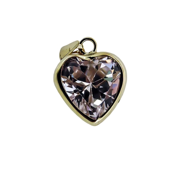 COLGANTE CORAZON ORO 18 KTS. 10 X 10