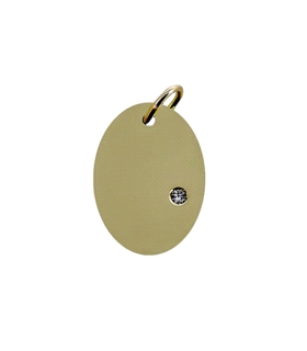 COLGANTE DIAMANTE ORO 1ª LEY BR-0,01 CT.
