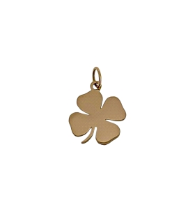 COLGANTE TRÉBOL ORO 18 KTES. 10 X 10 MM