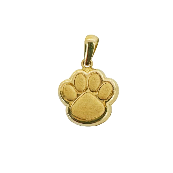 COLGANTE HUELLA ANIMAL ORO 18 KTES. 11 X