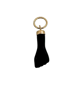 COLGANTE HIGA NEGRA ORO 18 KTES. 13.50 X