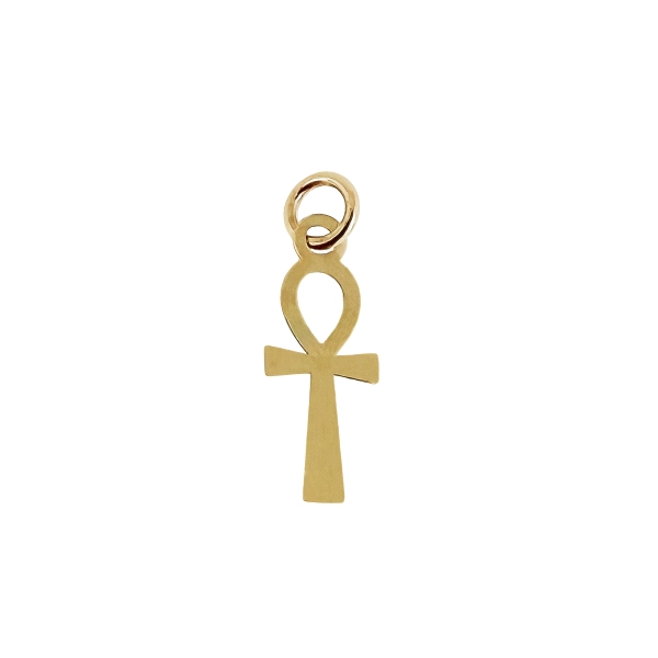 COLGANTE CRUZ DE LA VIDA ORO 18 KTES. 15