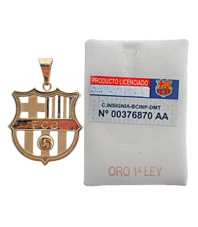 COLGANTE BARCELONA OFICIAL ORO 18 KTES.