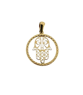 COLGANTE MANO DE FATIMA ORO 18 KTES. 1