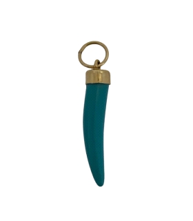 COLGANTE COLMILLO ORO 1ª LEY 20X4.50 MM