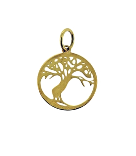 ARBOL VIDA COLGANTE ORO 1ª LEY 12X050MM