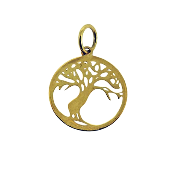 ARBOL VIDA COLGANTE ORO 1ª LEY 12X050MM