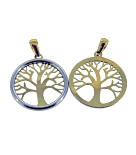 COLGANTE ARBOL VIDA ORO 1ª LEY 19,40 MM