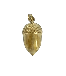 COLGANTE BELLOTA ORO 1ª LEY 16.8X8.5 MM
