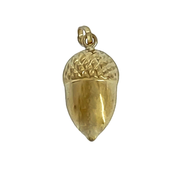 COLGANTE BELLOTA ORO 1ª LEY 16.8X8.5 MM