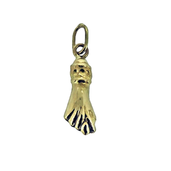 COLGANTE HIGA ORO 1ª LEY 12 X 4,50 MM.