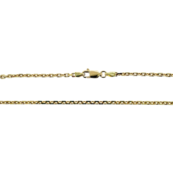 COLLAR CADENA FORZADA ORO 18 KTES. 60 CM