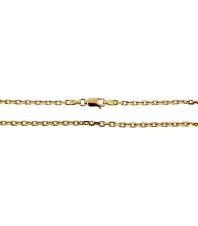 COLLAR CADENA FORZADA ORO 18 KTES. 60 CM