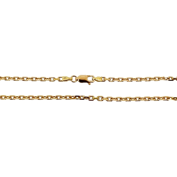 COLLAR CADENA FORZADA ORO 18 KTES. 60 CM