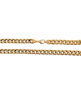 COLLAR CADENA BARBADA ORO 18 KTES. 60 CM