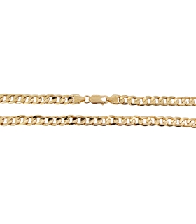 COLLAR CADENA BARBADA ORO 18 KTES. 60 CM