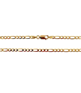 COLLAR CADENA 3 X 1 PLANA 6 CARAS MACIZA