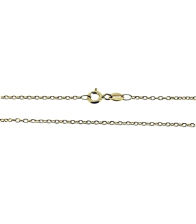 COLLAR ROLO ORO 18 KTES. 60 CM. MACIZA
