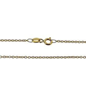 GARGANTILLA ROLO ORO 1ª LEY 60 CM MACIZO
