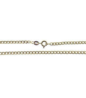 COLLAR CADENA BARBADA ORO 18 KTES. 60 CM