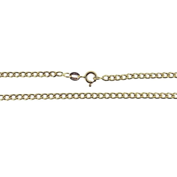 COLLAR CADENA BARBADA ORO 18 KTES. 60 CM