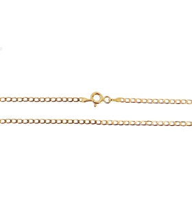 COLLAR CADENA BARBADA ORO 18 KTES. 60 CM