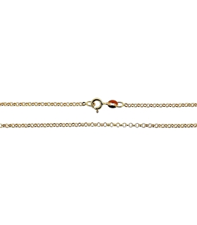 COLLAR CADENA ROLO ORO 18 KTES. 50 CM.