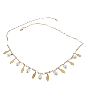 COLLAR PERLAS / LAGRIMAS ORO 18 KTES. 50