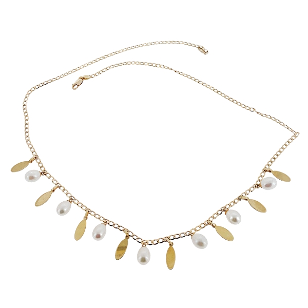 COLLAR PERLAS / LAGRIMAS ORO 18 KTES. 50