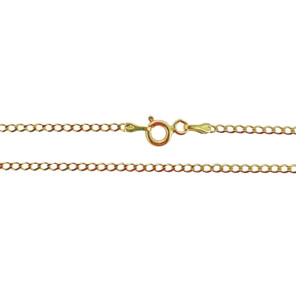 COLLAR CADENA BARBADA ORO 18 KTES. 50 CM