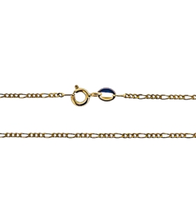 GARGANTILLA 3 X 1 ORO 1ª LEY 50CM MACIZA