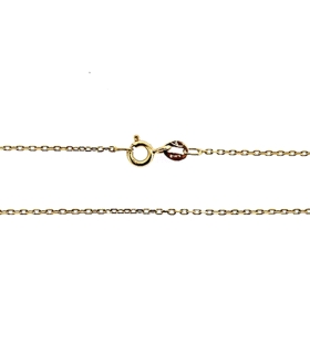 COLLAR CADENA FORZADA ORO 18 KTES. 50 CM