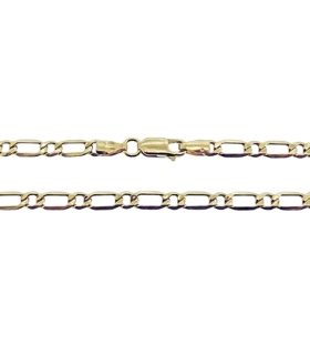 GARGANTILLA 1 X1 ORO 1ª LEY 50 CM