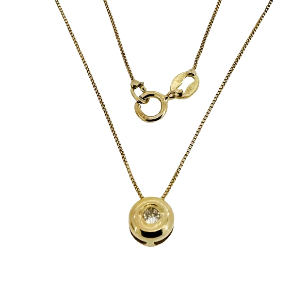 COLLAR BRILLANTE ORO 18 KTES. 0.06 CT.