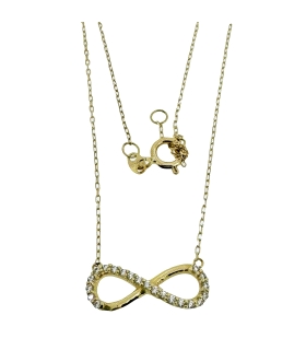 COLLAR INFINITO ORO 18 KTES. 45 CM. ASA